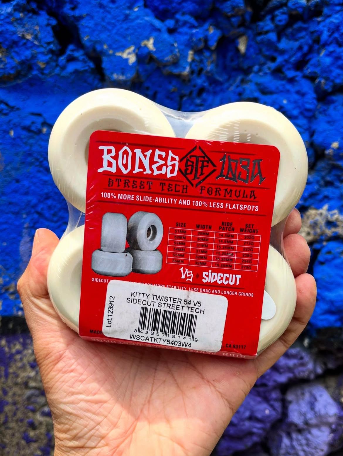 Ruedas BONES Street Tech Formula ¨54mm 103A¨