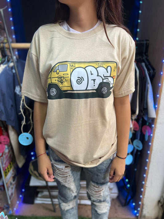 Playera “Tag OBs Cream”