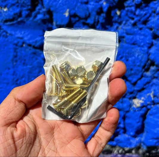 Tornillos Allen ¨Dorados 1¨